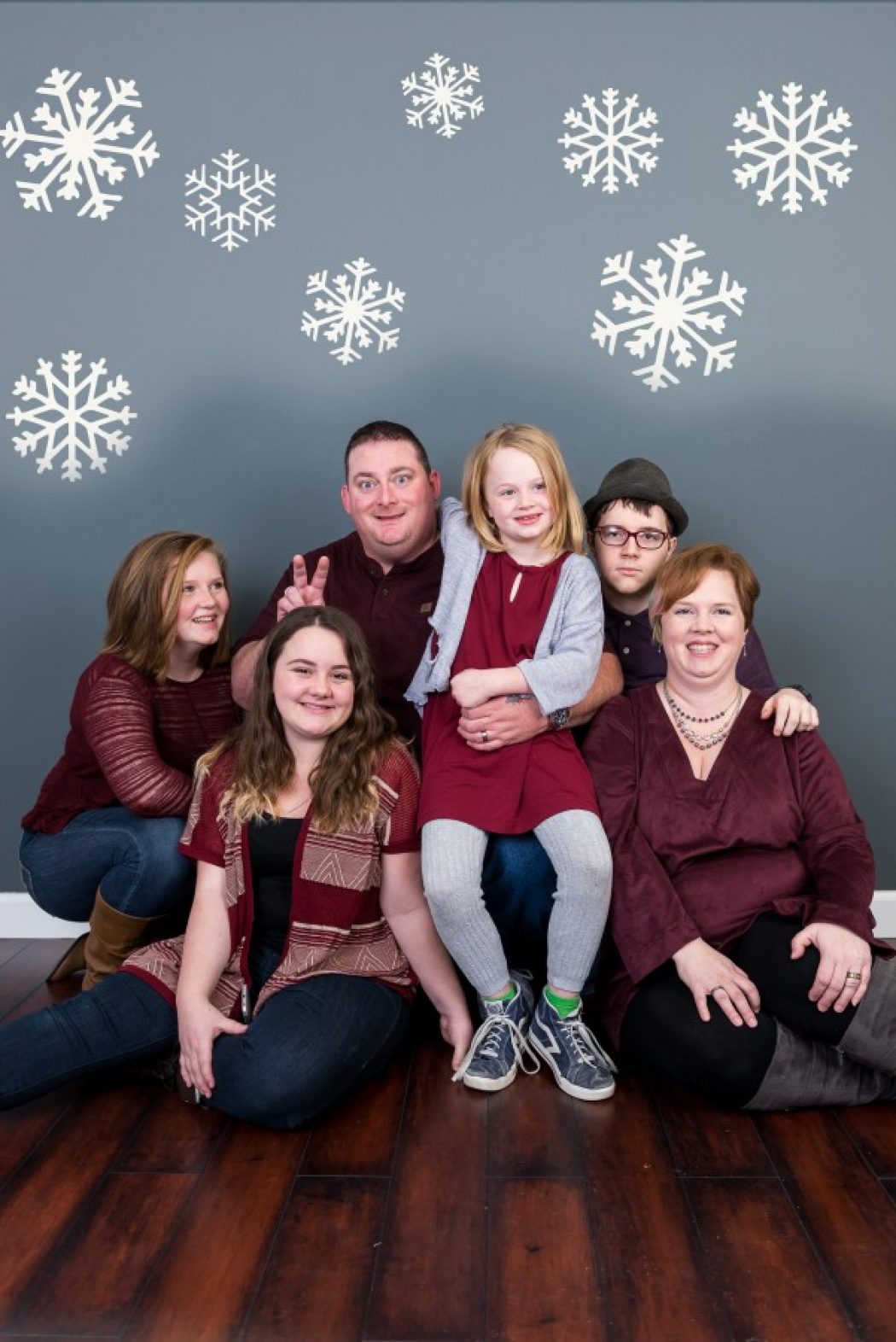 Christmas Mini Sessions Satterfield, Applegarth, and Hansel Families | Lincoln Nebraska Family Photography